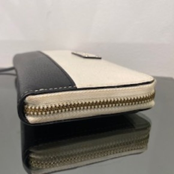 Clear Out-EUC Kate spade color block leather zip around wallet - Picture 6 of 13